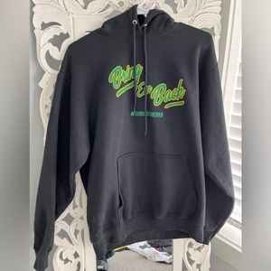 Sonics black and green hoodie M